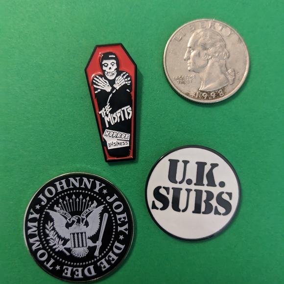 Punk Rock Enamel Pin Set - Picture 3 of 3